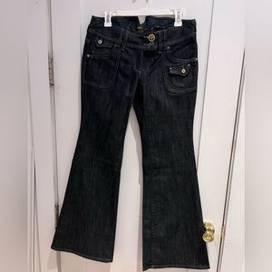 River island dark denim bootcut flare jeans NWT